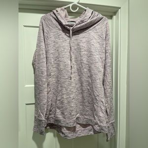 Light purple hooded sweatshirt
